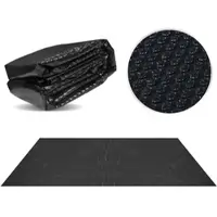 Miganeo Pool Solarfolie 1000 x 500 cm Deluxe rechteckig | schwarz | 180 my | 12 mm Luftblasen