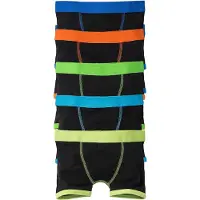 Bonprix Boxershorts , Jungen, Gr. 164/170, bunt (schwarz, bunt), Obermaterial: 95% Baumwolle, 5% Elasthan, Unterhosen Boxershorts, weiches Material, elastische Beinabschlüsse, flexibler Bund