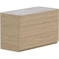Ebuy24 Noble Kommode 3 Schubladen Natur.