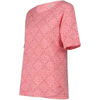 CMP - Women's S/S T-Shirt Floral - Funktionsshirt Gr 44 rosa