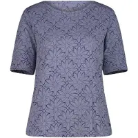 CMP - Women's S/S T-Shirt Floral - Funktionsshirt Gr 34 grau