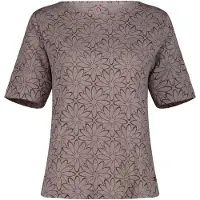 CMP - Women's S/S T-Shirt Floral - Funktionsshirt Gr 44 braun