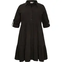 KAFFE CURVE Midikleid "Damen Kleid KCnana"
