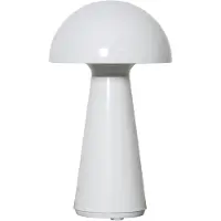 Star Trading Akku Tischleuchte ,Mushroom' in Pilzform , kabellos , Touch-Sensor , dimmbar , weiß , H 28cm