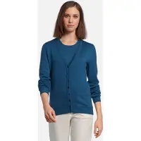 Peter Hahn Twinset aus 100% Schurwolle-Pure Tasmanian Wool blau