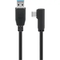 Microconnect USB3.1CA2A, 2 m, USB A, USB C, USB 3.2 Gen 2 (3.1 Gen 2), Schwarz