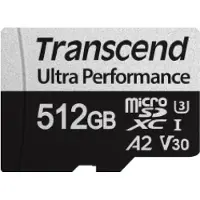 Transcend USD340S, 512 GB, MicroSDXC, Klasse 10, UHS-I, 160 MB/s, 125 MB/s