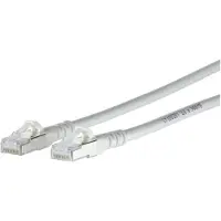 METZ CONNECT Cat.6A, 3 m, Cat6a, S/FTP (S-STP), RJ-45, RJ-45, Weiß