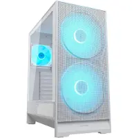 Cougar Gehäuse Midi-Tower, Airface 180, ARGB, Weiß, Midi Tower, PC, Weiß, ATX, CEB, micro ATX, Mini-ITX, Gaming, Multi