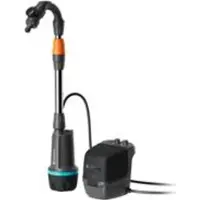 Gardena 14605-55, 90 W, Akku, 2,1 bar, 2400 l/h, IPX8, Grau, Schwarz