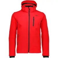 CMP MAN Jacket DET. Hood ferrari-nero (55BE) 46