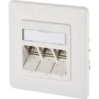 METZ CONNECT CONNECT 130B12D31002-E, RJ-45, 6a, Wei?, 80,5 mm, 48,5 mm, 80,5 mm