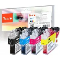 Peach PI500-238, Schwarz, Cyan, Magenta, Gelb, 15 ml, 9 ml, 4 Stück(e), 550 Seiten, Multipack