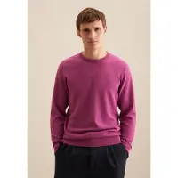 Seidensticker Strickpullover "Schwarze Rose" 1/1 Rundhals Uni