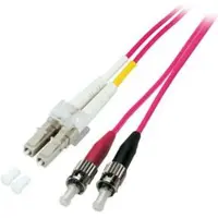 EFB Elektronik Duplex Jumper LC-ST 50/125µ, OM4, LSZH, erika violett, 2.0mm, 20m Hersteller: (O0326.20)
