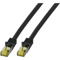 EFB Elektronik MK7001.7,5B, 7,5 m, Cat6a, S/FTP (S-STP), RJ-45, RJ-45, Schwarz