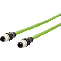 METZ CONNECT Verbindungsleitung M12 ST-M12 ST, 4-polig D-kodiert, 5 m