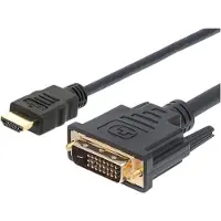 Techly EFB ICOC-HDMI-D-045 HDMI zu DVI-D Anschlusskabel, schwarz, 5 m ICOCHDMID045