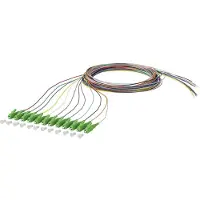METZ-WERKE METZ CONNECT OpDAT Pigtail LC APC, OS2, 12 Farben VPE 12