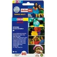 ActiveJet AH-342R Tintenpatrone für HP Drucker, HP 342 C9361EE Ersatz; Prämie; 21 ml; farbe, Hohe (XL-) Ausbeute, Cyan, Magenta, Gelb, Tinte auf Pigmentbasis, 21 ml, 1 Stück(e)