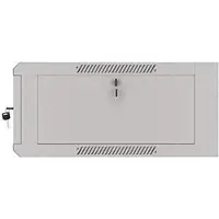 Lanberg WFFA-5604-10S, Wandmontiertes Regal, 4U, 60 kg, Grau