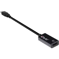 Club 3D CLUB3D Mini DisplayPort 1.4 auf HDMI 2.0b HDR Aktiver Adapter, Mini DisplayPort, HDMI, Stecker, Buchse, Gerade, Gerade