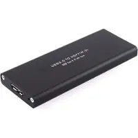 CoreParts MSUB4300, HDD / SSD-Gehäuse, M.2, SATA, Hot-Swap, USB Anschluss, Schwarz