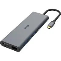 Akasa Dockingstation - USB-C - VGA, 2 x HDMI