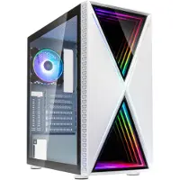 Kolink Void X ARGB Midi-Tower, Gehäuse mit gehärtetem Glas – weiß