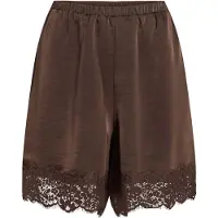 Vila Viklara Spitzensaum Shorts