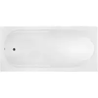 Besco Badewanne Rechteck Bona 150x70 mit Acrylschürze, Füßen und Ablaufgarnitur GRATIS