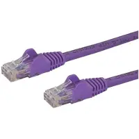 StarTech.com .com 2m Cat6 Gigabit Snagless Patchkabel - RJ45 UTP Netzwerkkabel - Lila, 2 m, Cat6, U/UTP (UTP), RJ-45, RJ-45, Violett