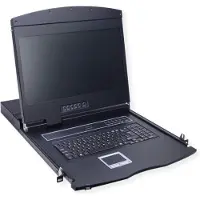 Value 19"-KVM-Switch, 8-Port, 48 cm (19") TFT (16:9), VGA, USB, Tastaturlayout C
