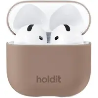 Holdit Silicone Case Apple AirPods 5 / 4 - Mocha Brown