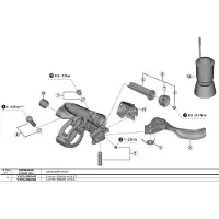 Shimano Bl-m9220 Y2rj98040 Rechter Hebelkörperbaugruppe