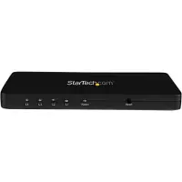 StarTech.com .com 4 Port HDMI 4k Video Splitter - 1x4 HDMI Verteiler mit Aluminiumgehäuse - 4k @ 30 Hz, HDMI, 4x HDMI, 3840 x 2160 Pixel, Schwarz, Aluminium, 5 m