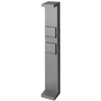 Brumberg 60046103 LED-Pollerleuchte 230 V AC, 50 Hz, 6 W, 2CCT: 2.700 K / 3.000 K, IP65, rechteck