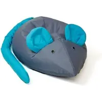 Go Gift Sako bag pouffe Mouse grey-blue L 110 x 80 cm
