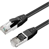 Microconnect SSTP6005S, 0,5 m, Cat6, S/FTP (S-STP), RJ-45, RJ-45, Schwarz