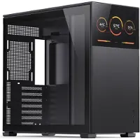 Jonsbo D41 STD, Midi Tower, PC, Schwarz, ATX, micro ATX, Mini-ATX, Stahl, Gaming