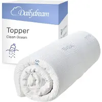 Nivion Dailydream - Memory Foam - Clean Ocean Topper - M - 50 bis 90kg - 5cm Höhe / 180x200cm - Druckentlastung