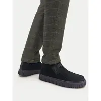 Clarks Originals Torhill Hi Wildleder Herren Schwarz Stiefel