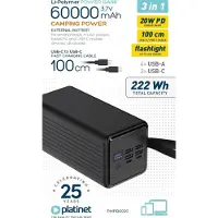 Platinet Pmpb6020 60000mah Powerbank