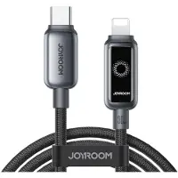 JOYROOM USB-C auf Lightning-Schnellladekabel 30 W, 1,2 m - Schwarz