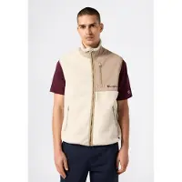 Champion Fleeceweste "Polar Vest", Herren, Gr. L (52/54), beige (bhb, sphk), Obermaterial: 100% Polyester, Westen Fleeceweste, für Erwachsene, in leichter Qualität, aus Polyester