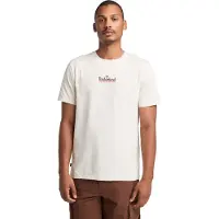 Timberland T-Shirt "Washed Back On the Road Graphic Te", Herren, Gr. S, weiß (vintage weiß), Obermaterial: 100% Baumwolle, Shirts T-Shirt, Kurzarm, aus Baumwolle, auch in großen Größen