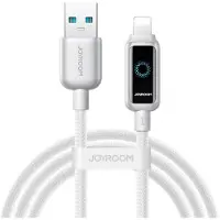 JOYROOM USB-A auf Lightning-Schnellladekabel 3A, 1,2 m - Weiß