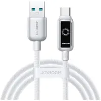 JOYROOM USB-A auf USB-C Schnellladekabel 66 W, 1,2 m - Weiß
