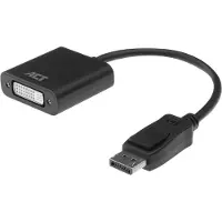 ACT 0,15 Meter DisplayPort-Stecker zu DVI-Buchse Adapter, 0,15 m, DisplayPort, DVI-D, Stecker, Buchse, Gerade