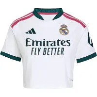 Adidas Real Madrid 26/27 Cropped Heim Damen T-shirt Mit Kurzen Ärmeln